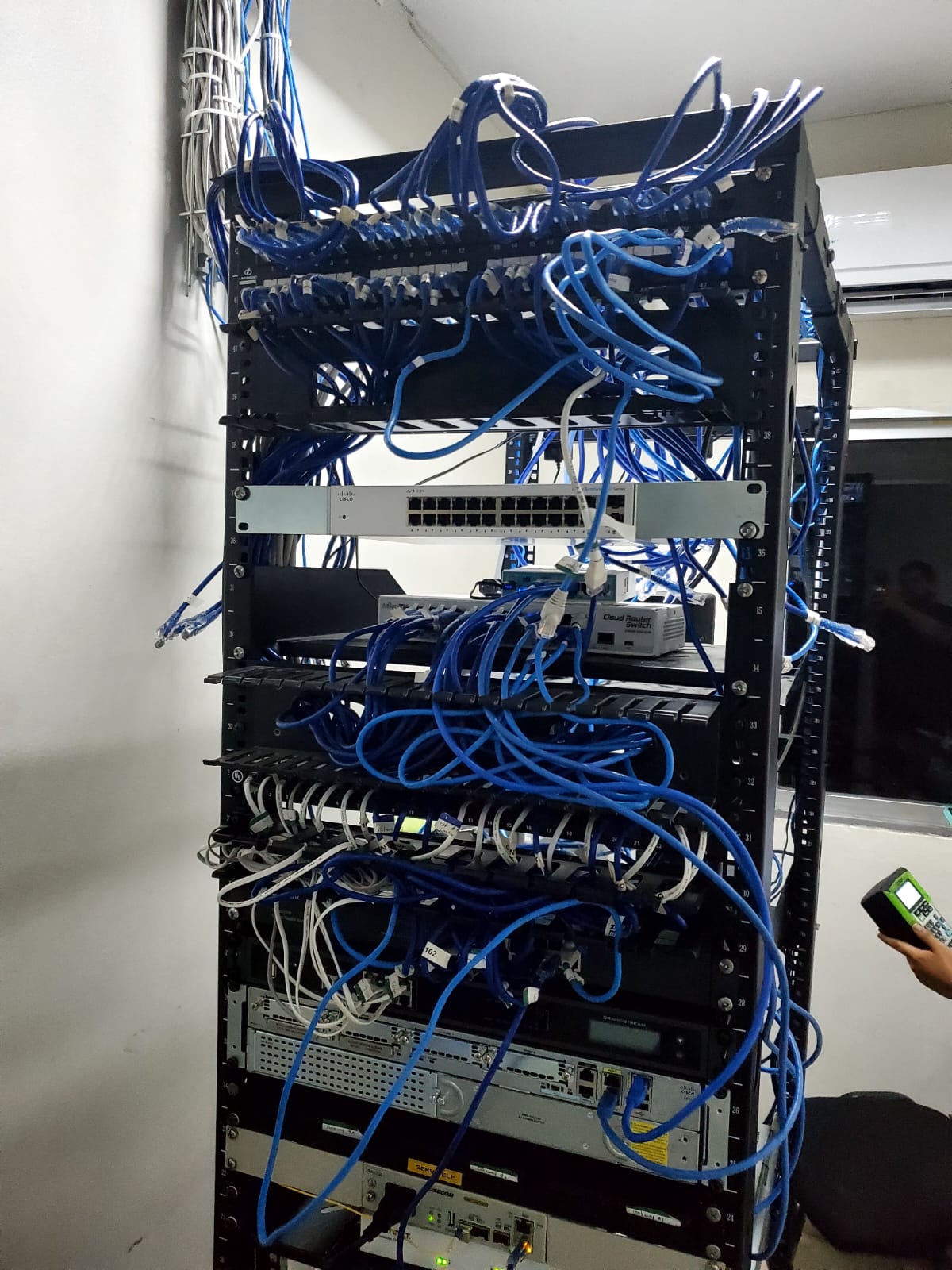 Verificación de puntos de red